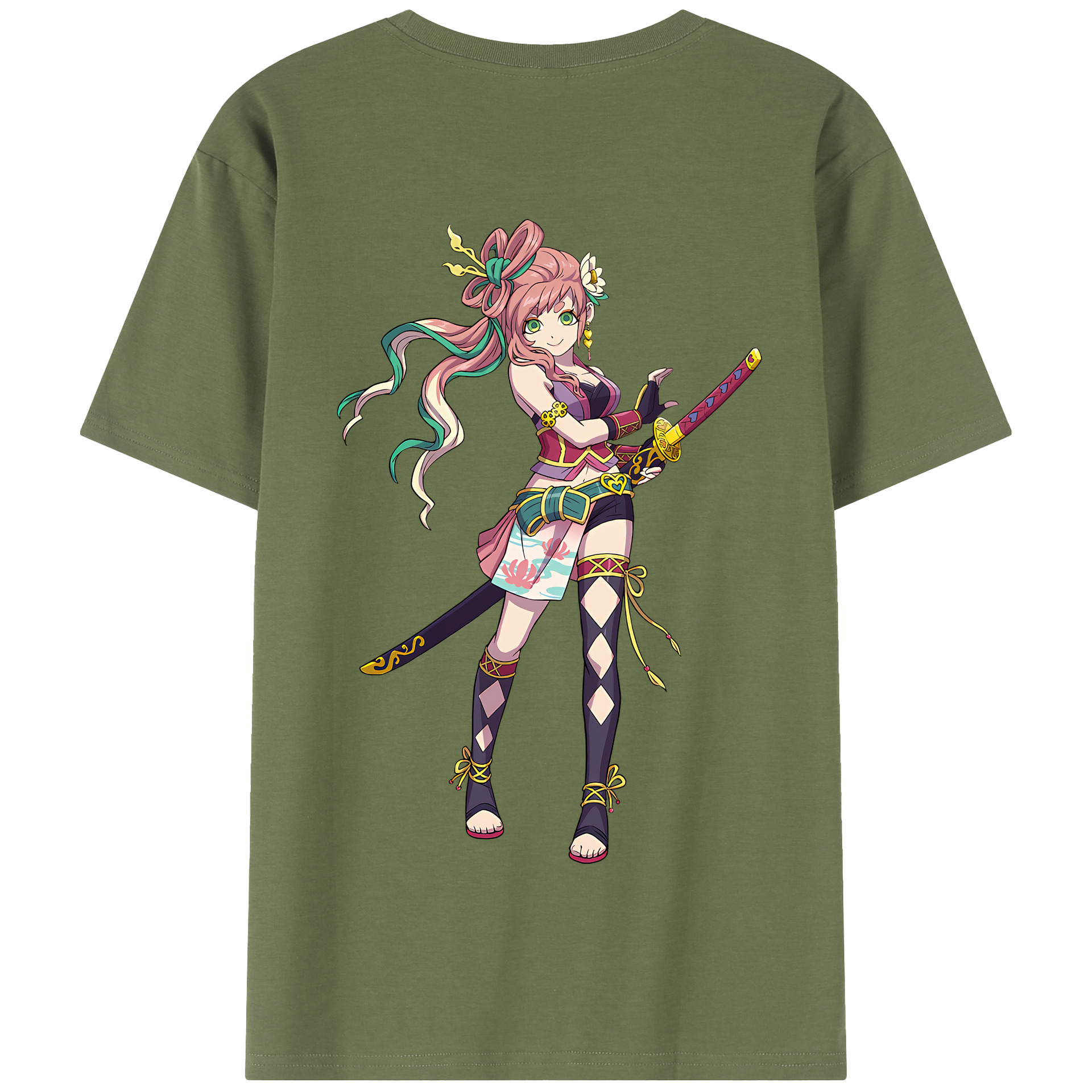 （画像用） 妖怪ウォッチ Yo-kai Watch 綿100％半袖Tシャツ（背面プリント）